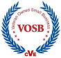 Here's an alt tag for the image: Veteran-owned small business certification.